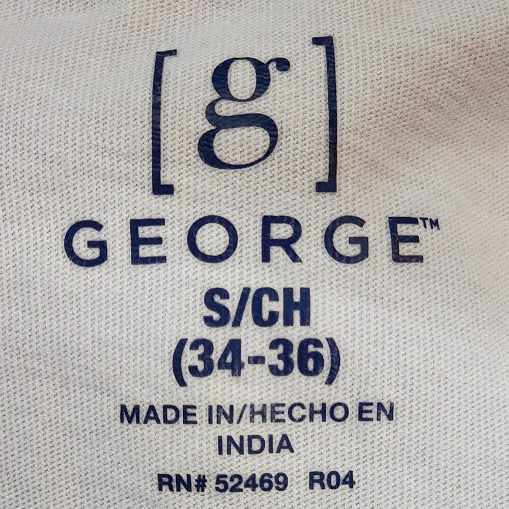George Brand Purple Cotton Short Sleeve Pocket Front Polo Shirt Size S 34-36 - Picture 14 of 16
